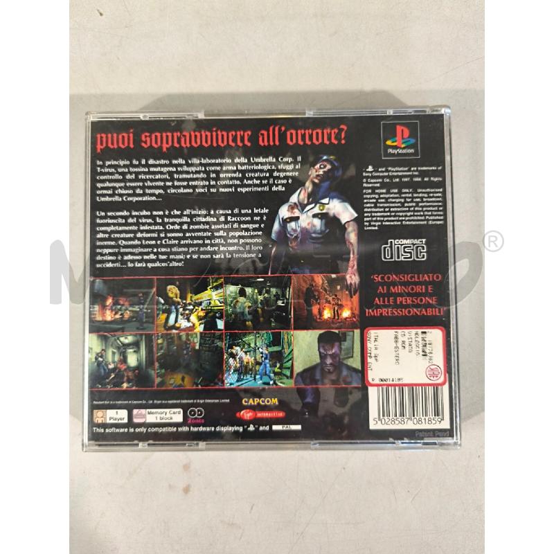 RESIDENMT EVIL 2 - PS1 VIDEO GIOCO  | Mercatino dell'Usato Modena 2