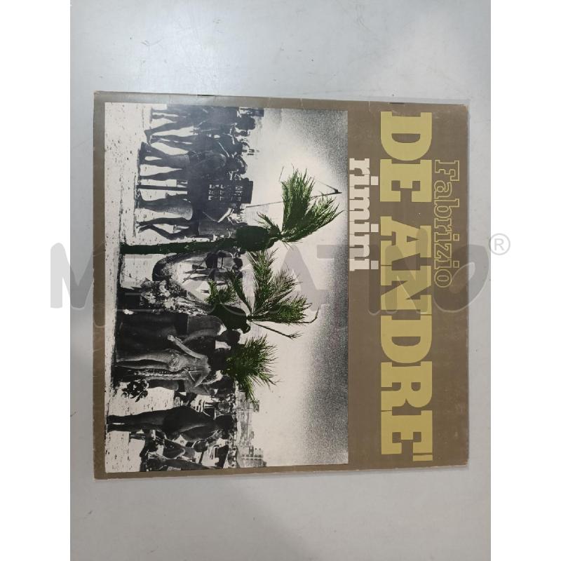 RIMINI F. DE ANDRE SMRL 6221 - LP | Mercatino dell'Usato Modena 1