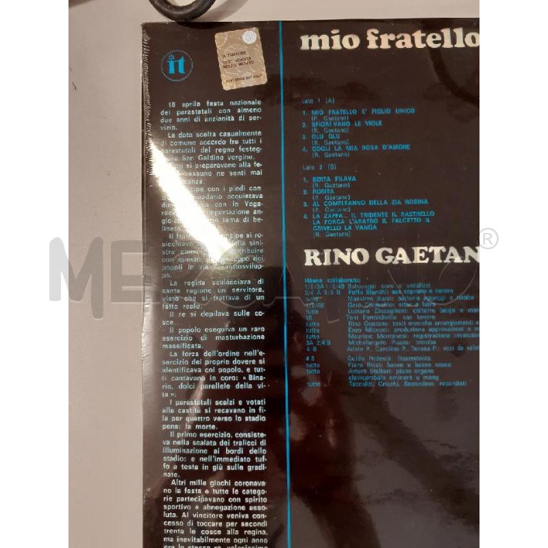 RINO GAETANO MIO FRATELLO È FIGLIO UNICO 88843004741 - LP | Mercatino dell'Usato Modena 3