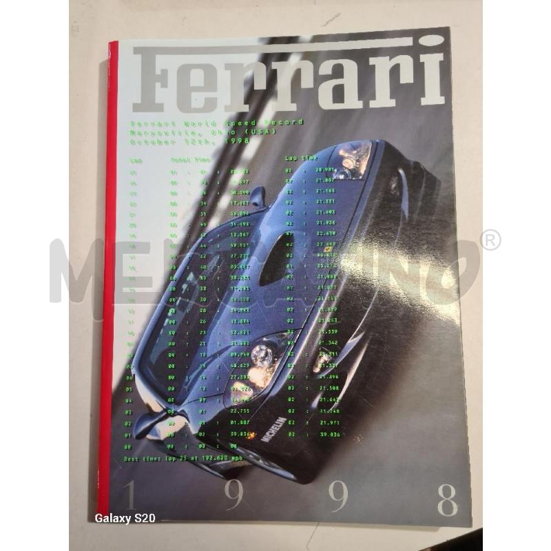 RIVISTA FERRARI WORLD SPED RECORD 1998 | Mercatino dell'Usato Modena 1