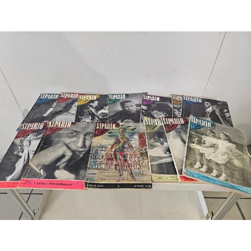 RIVISTA SIPARIO 1949-1951-1952 VV NUMERI | Mercatino dell'Usato Modena 1