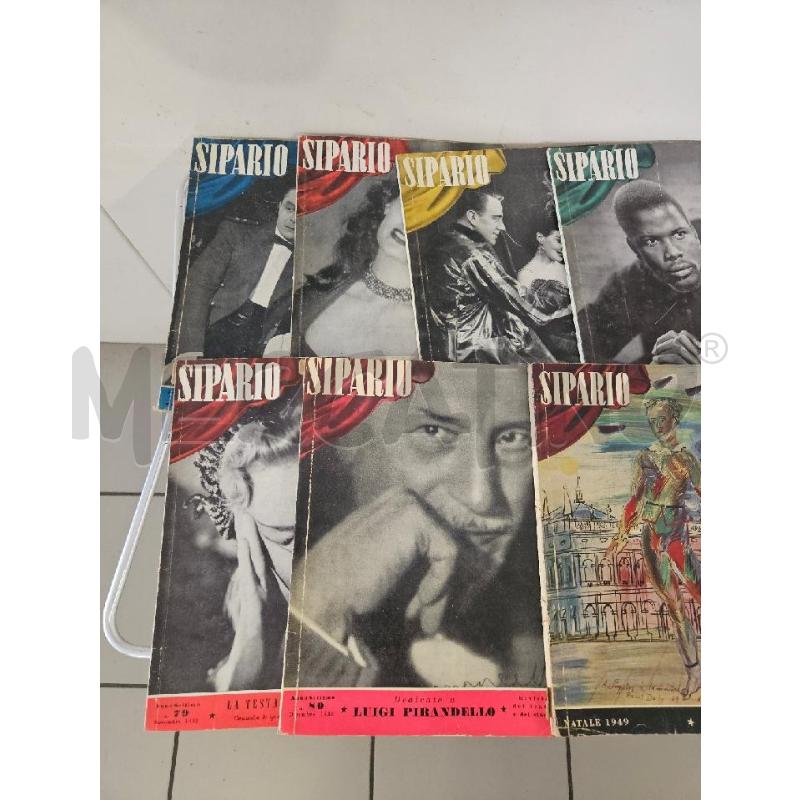 RIVISTA SIPARIO 1949-1951-1952 VV NUMERI | Mercatino dell'Usato Modena 2