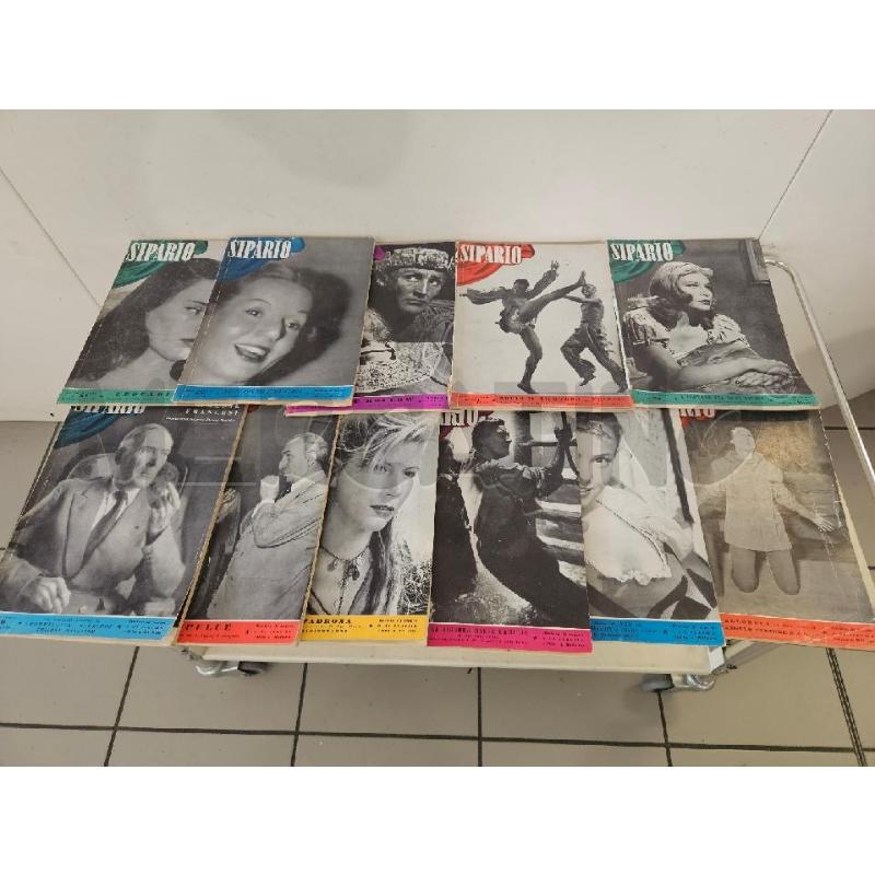 RIVISTA SIPARIO 1953 VV NUMERI  | Mercatino dell'Usato Modena 1