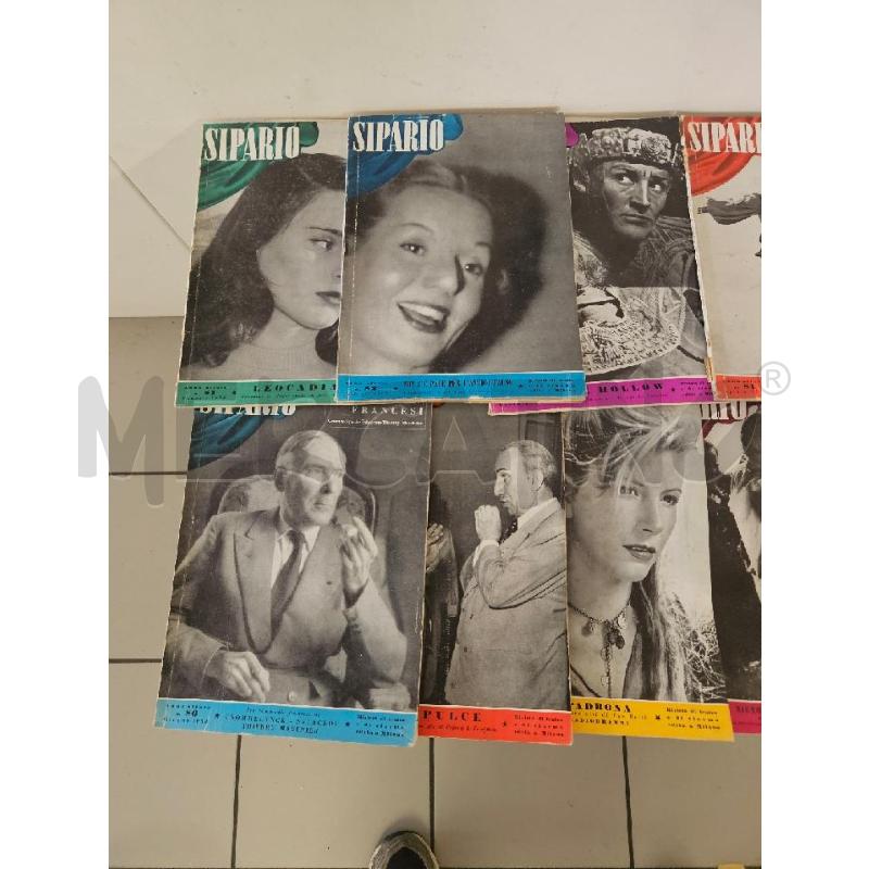 RIVISTA SIPARIO 1953 VV NUMERI  | Mercatino dell'Usato Modena 2