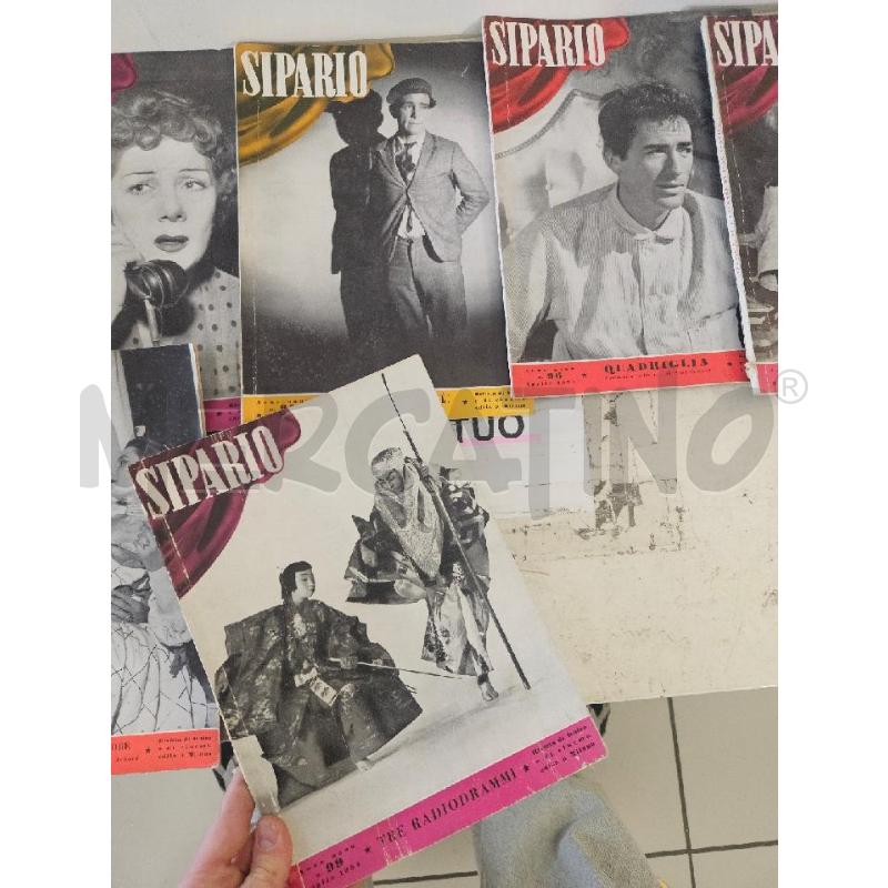 RIVISTA SIPARIO 1954 VV NUMERI  | Mercatino dell'Usato Modena 3