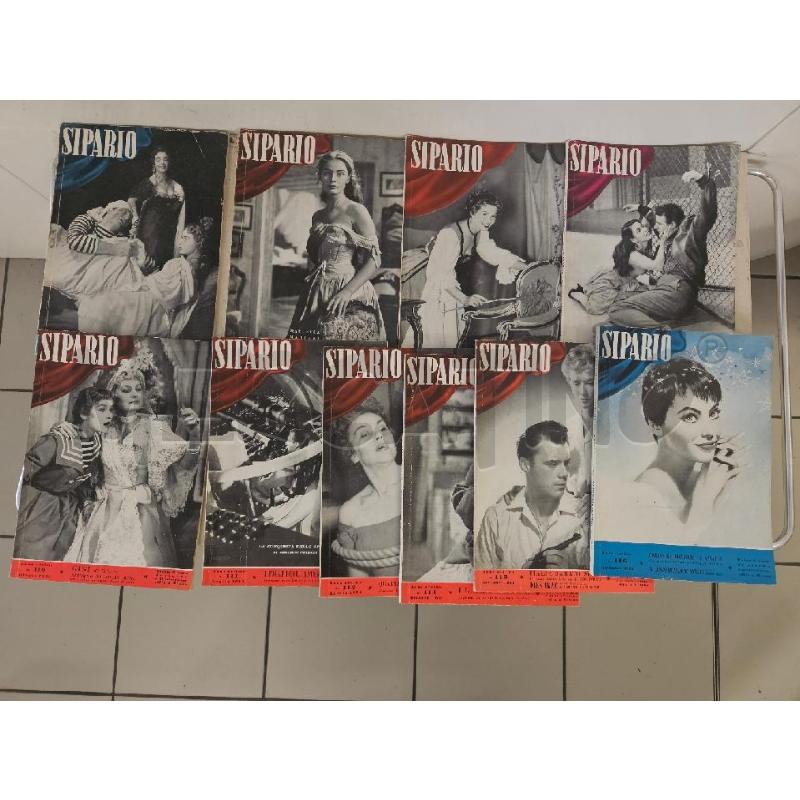 RIVISTA SIPARIO 1955 VV NUMERI | Mercatino dell'Usato Modena 1