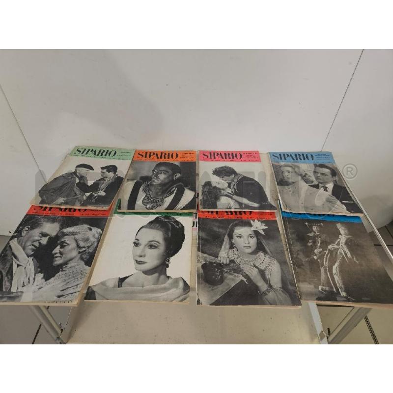 RIVISTA SIPARIO 1957 VV NUMERI | Mercatino dell'Usato Modena 1