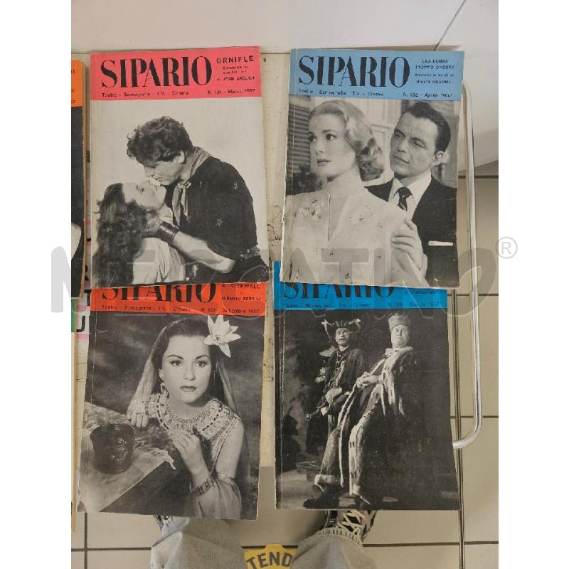 RIVISTA SIPARIO 1957 VV NUMERI | Mercatino dell'Usato Modena 3