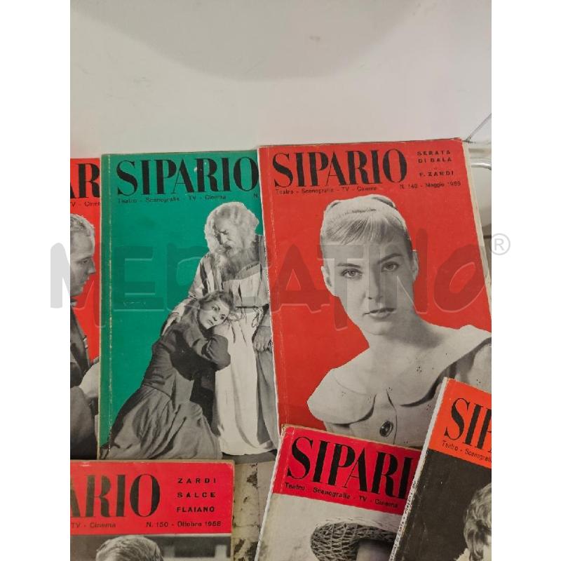 RIVISTA SIPARIO 1958 VV NUMERI | Mercatino dell'Usato Modena 3