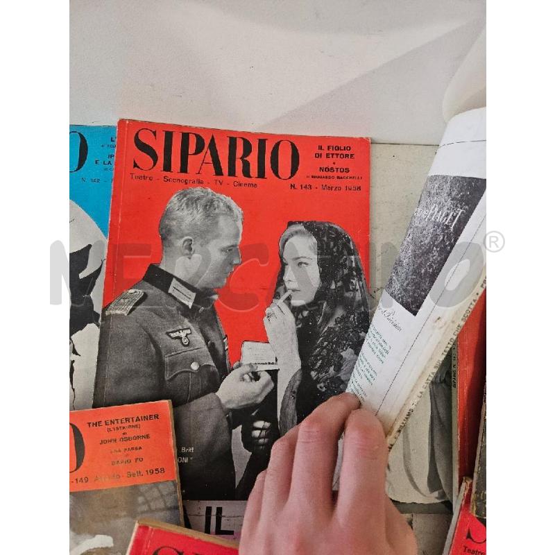 RIVISTA SIPARIO 1958 VV NUMERI | Mercatino dell'Usato Modena 4