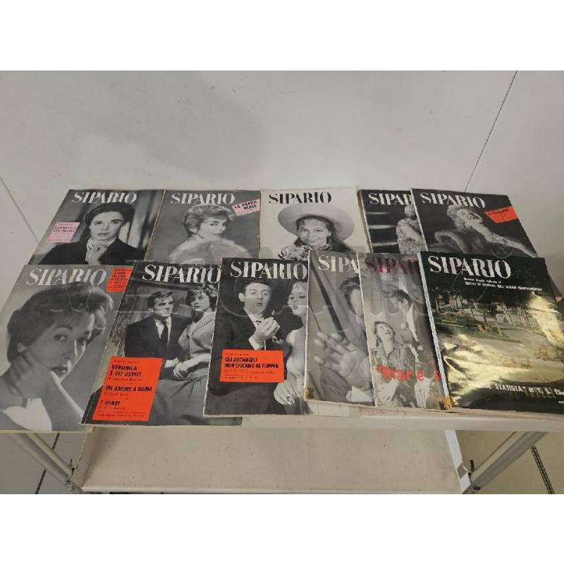 RIVISTA SIPARIO 1959 VV NUMERI | Mercatino dell'Usato Modena 1
