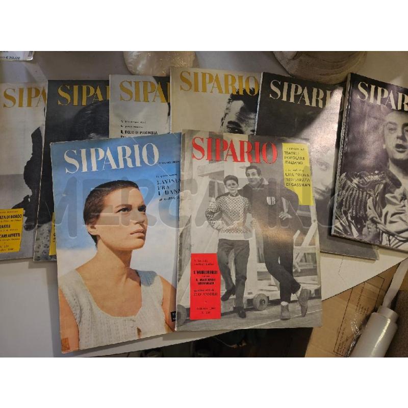 RIVISTA SIPARIO 1960 VV NUMERI  | Mercatino dell'Usato Modena 1