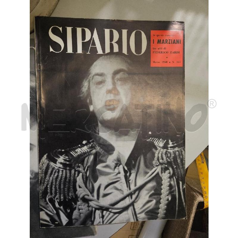 RIVISTA SIPARIO 1960 VV NUMERI  | Mercatino dell'Usato Modena 2