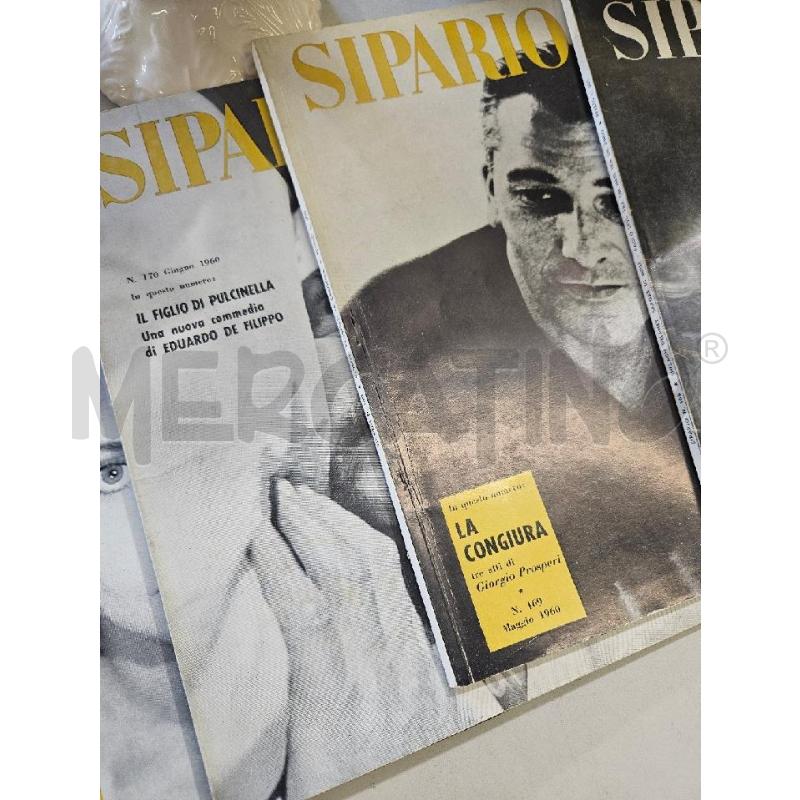 RIVISTA SIPARIO 1960 VV NUMERI  | Mercatino dell'Usato Modena 4