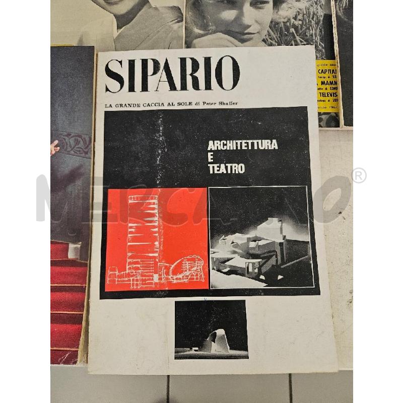 RIVISTA SIPARIO 1961 VV NUMERI + N 242/1966 | Mercatino dell'Usato Modena 2