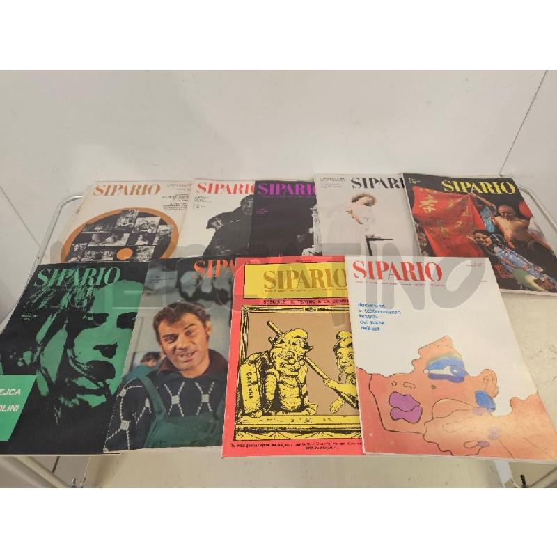 RIVISTA SIPARIO 1971 VV NUMERI | Mercatino dell'Usato Modena 1