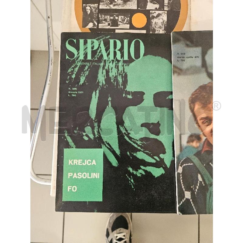 RIVISTA SIPARIO 1971 VV NUMERI | Mercatino dell'Usato Modena 2