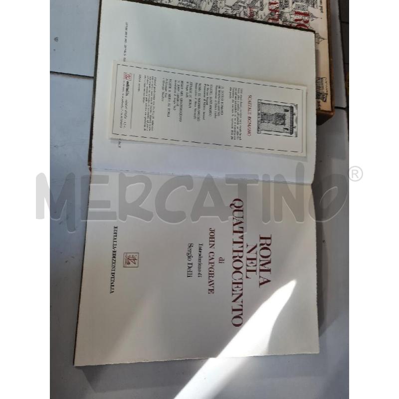 ROMA NEL QUATTROCENTO EDITALIA - LIBRO | Mercatino dell'Usato Modena 3