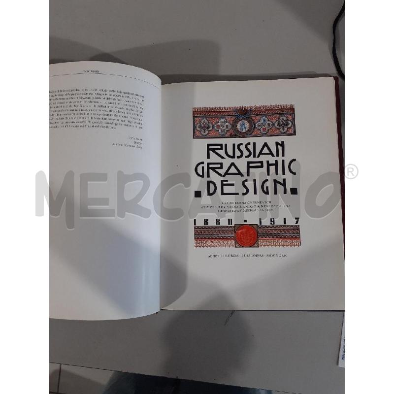 RUSSIAN GRAPHIC DESIGN 1917 MIKHAIL ANIKST - LIBRO INGLESE | Mercatino dell'Usato Modena 3