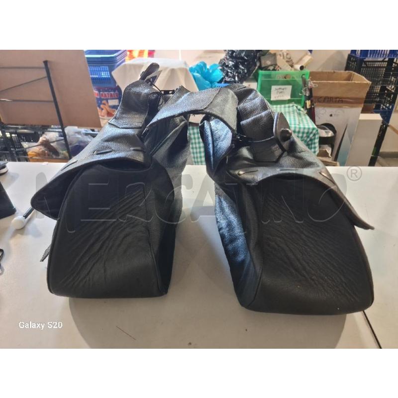 SACCHE IN PELLE DA MOTO AMERICAN PRO NERE | Mercatino dell'Usato Modena 1