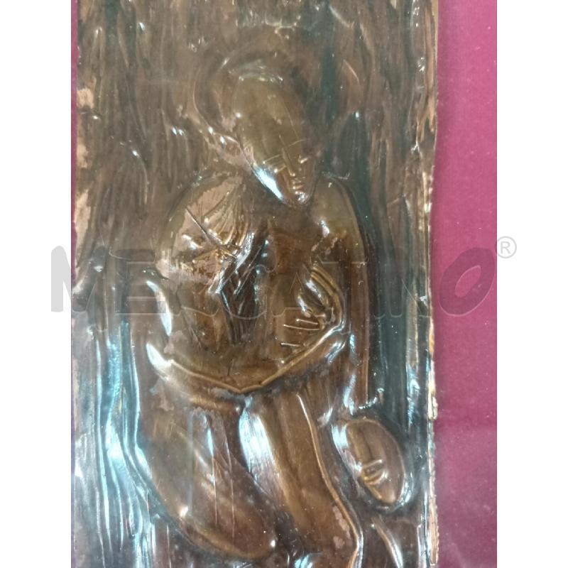 SACRA FAMIGLIA RAME SBALZATO  COSTANTINI MARIATERESA | Mercatino dell'Usato Modena 4