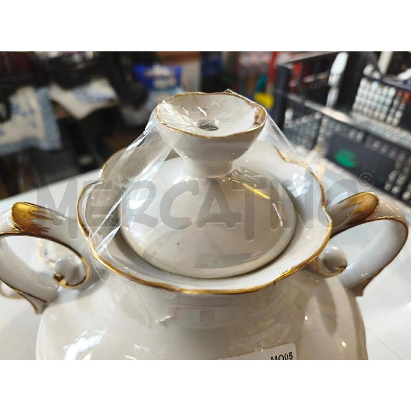SAMOVAR PRCLL +2 TEIERE FIORI DIPINTI DORATURE | Mercatino dell'Usato Modena 4