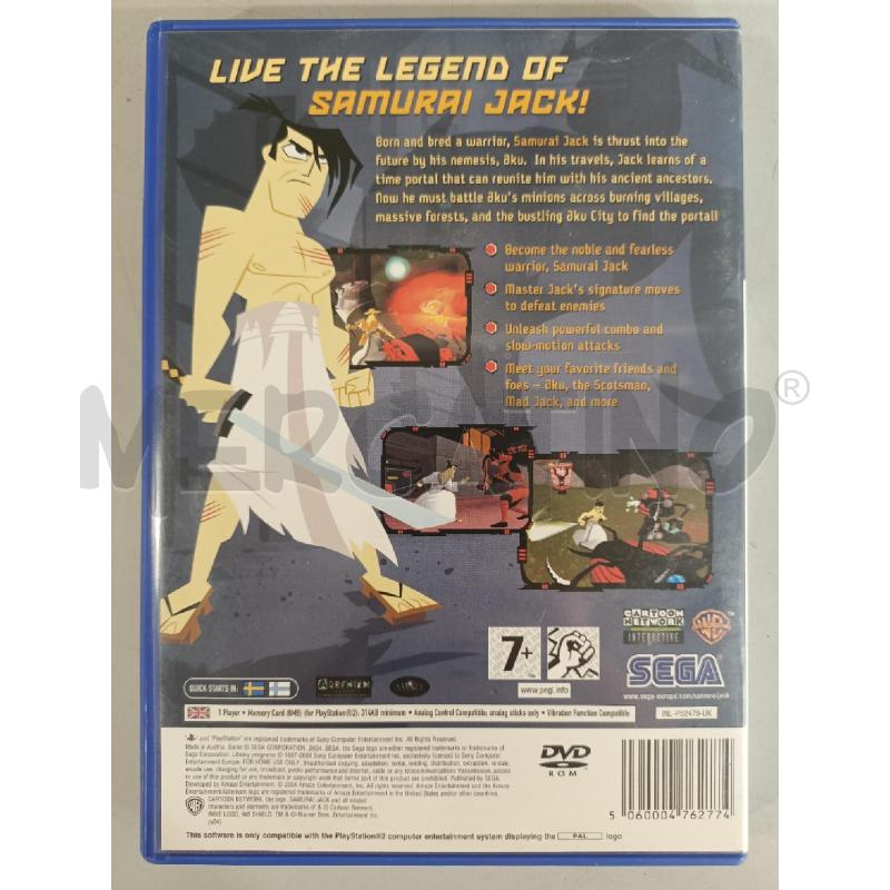 SAMURAI JACK THE SHADOW OF AKU ENGLISH - PS2 VIDEO GIOCO  | Mercatino dell'Usato Modena 2