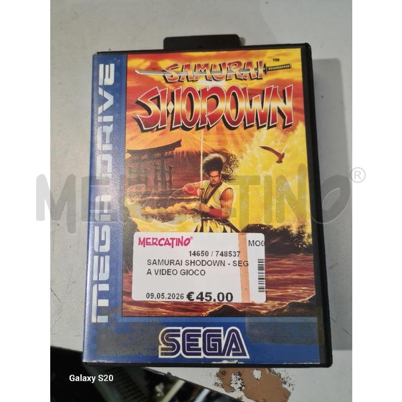 SAMURAI SHODOWN - SEGA VIDEO GIOCO  | Mercatino dell'Usato Modena 1