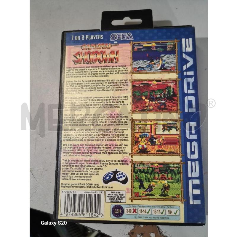 SAMURAI SHODOWN - SEGA VIDEO GIOCO  | Mercatino dell'Usato Modena 2