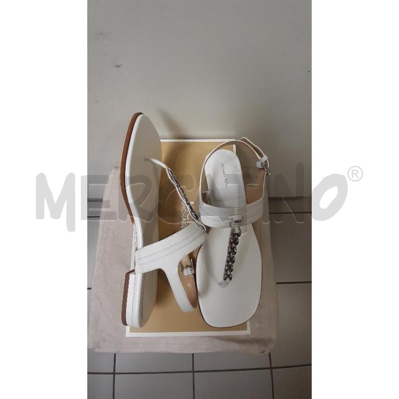 SANDALI DONNA BIANCO MICHAEL KORS  | Mercatino dell'Usato Modena 3