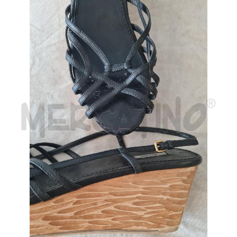 SANDALI DONNA LIU MIU TACCO LEGNO | Mercatino dell'Usato Modena 3