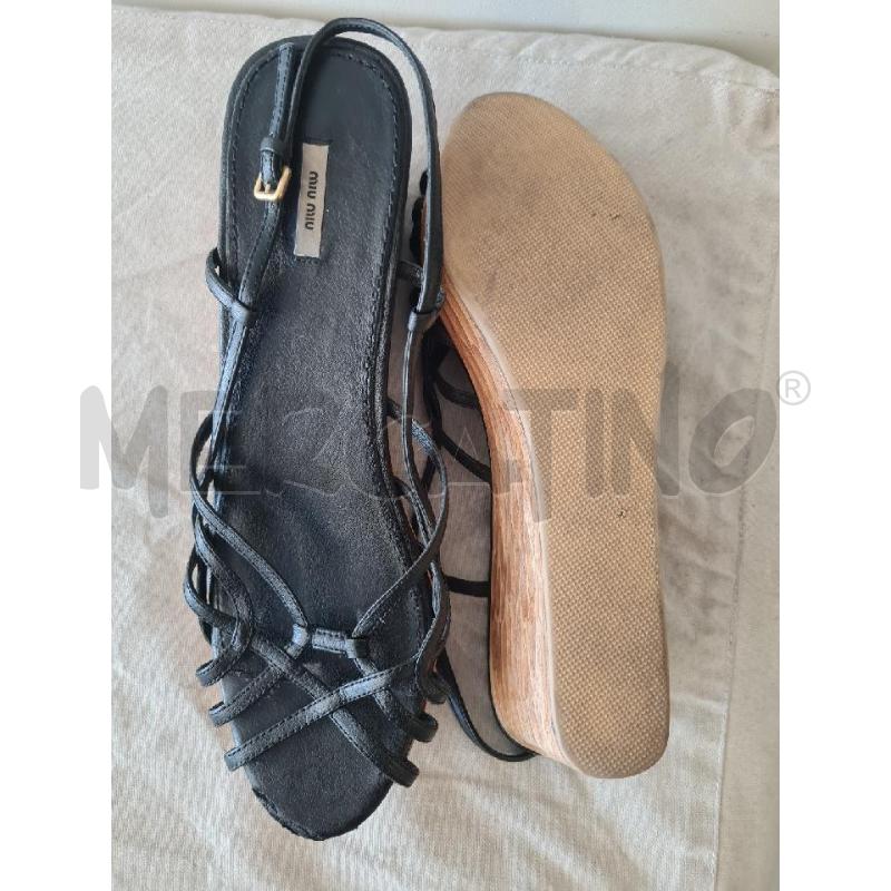 SANDALI DONNA LIU MIU TACCO LEGNO | Mercatino dell'Usato Modena 5