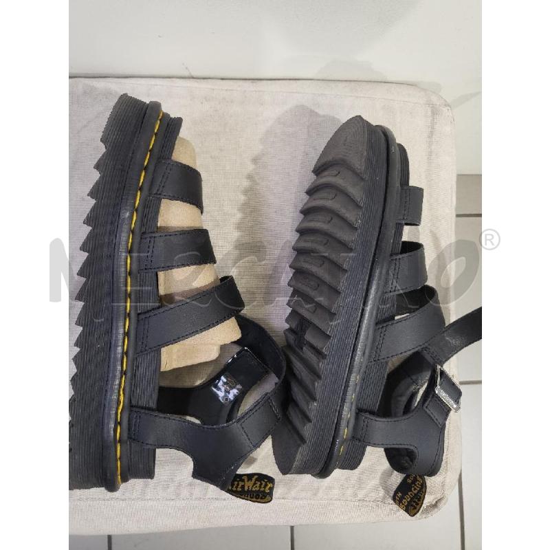 SANDALI DONNA NERI DR MARTEENS | Mercatino dell'Usato Modena 4