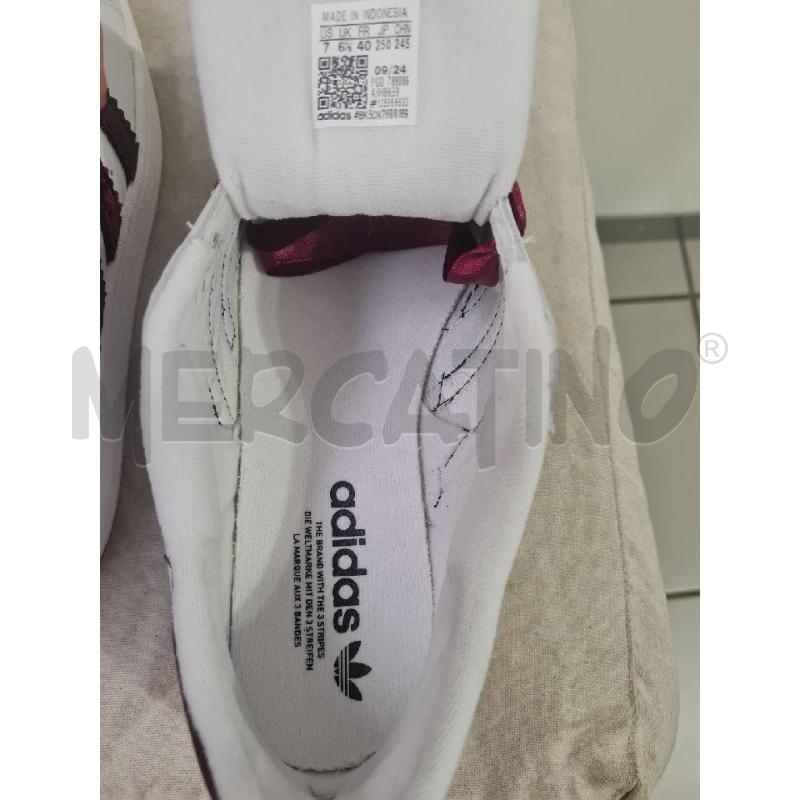 SCARPE DONNA BIANCO BORDEAUX ADIDAS SUPERSTAR | Mercatino dell'Usato Modena 5