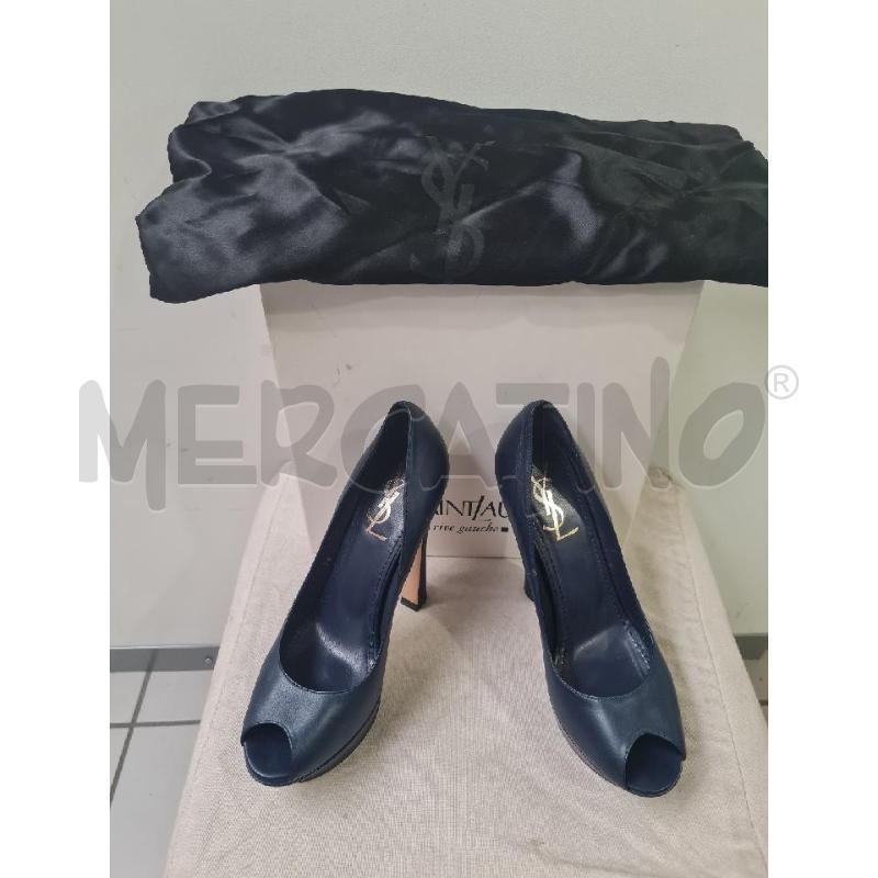 SCARPE DONNA BLU IVES SAINT LAURENT | Mercatino dell'Usato Modena 1