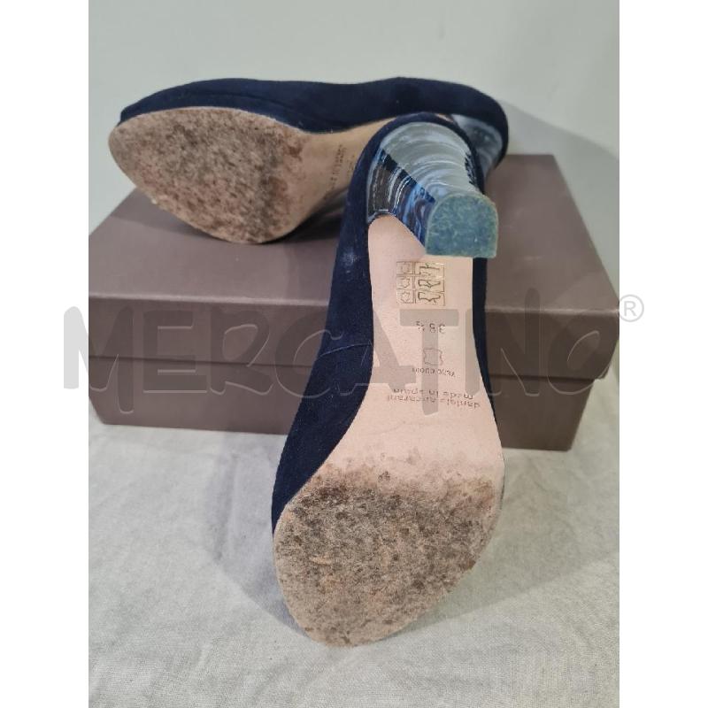 SCARPE DONNA DANIELE ANCARANI BLU TACCO  TRASPARENTE | Mercatino dell'Usato Modena 4
