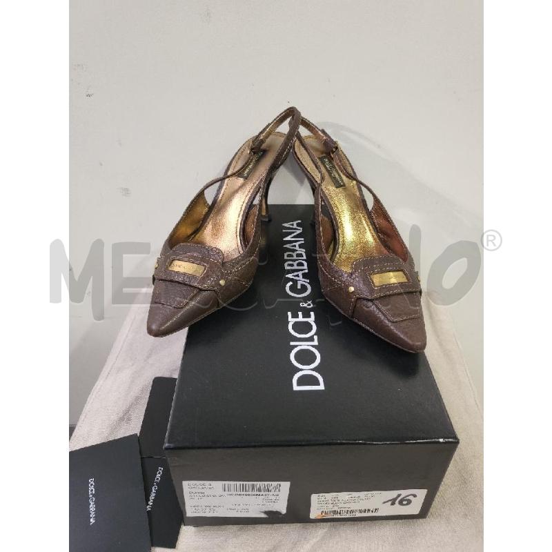 SCARPE DONNA DOLCE GABBANA BRONZO  | Mercatino dell'Usato Modena 1