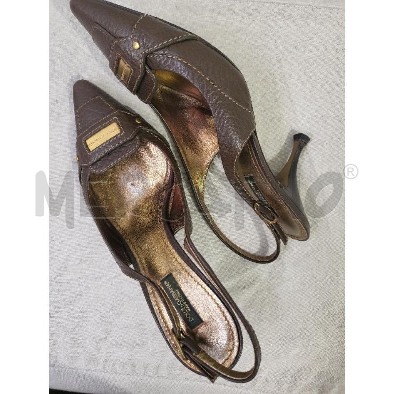 SCARPE DONNA DOLCE GABBANA BRONZO  | Mercatino dell'Usato Modena 5