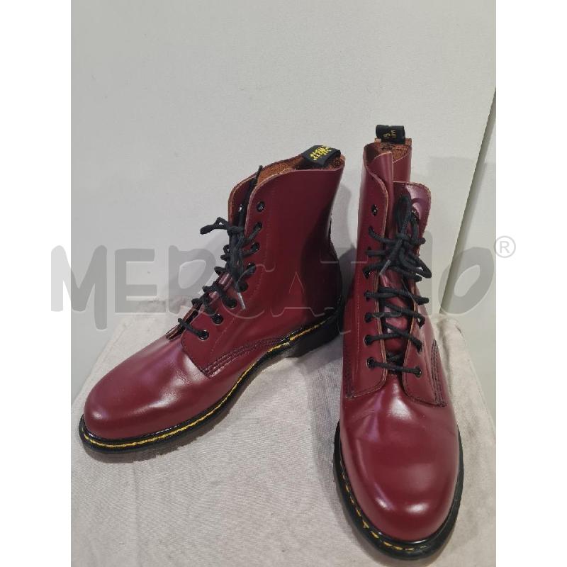 SCARPE DONNA DR MARTENS ROSSO SCURO | Mercatino dell'Usato Modena 1