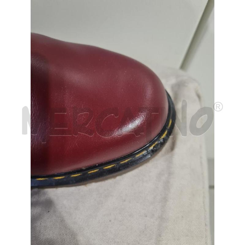 SCARPE DONNA DR MARTENS ROSSO SCURO | Mercatino dell'Usato Modena 4
