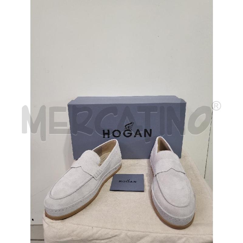 SCARPE DONNA HOGAN MOCASSINO GRIGIO | Mercatino dell'Usato Modena 1