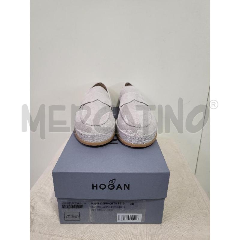 SCARPE DONNA HOGAN MOCASSINO GRIGIO | Mercatino dell'Usato Modena 4