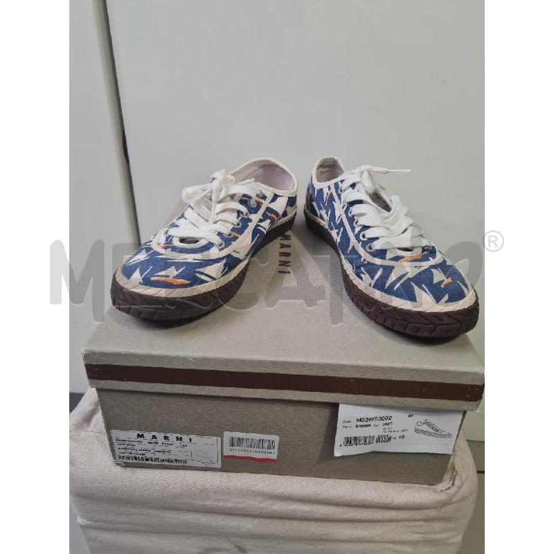 SCARPE DONNA MARNI FANTA AZZURRO | Mercatino dell'Usato Modena 1