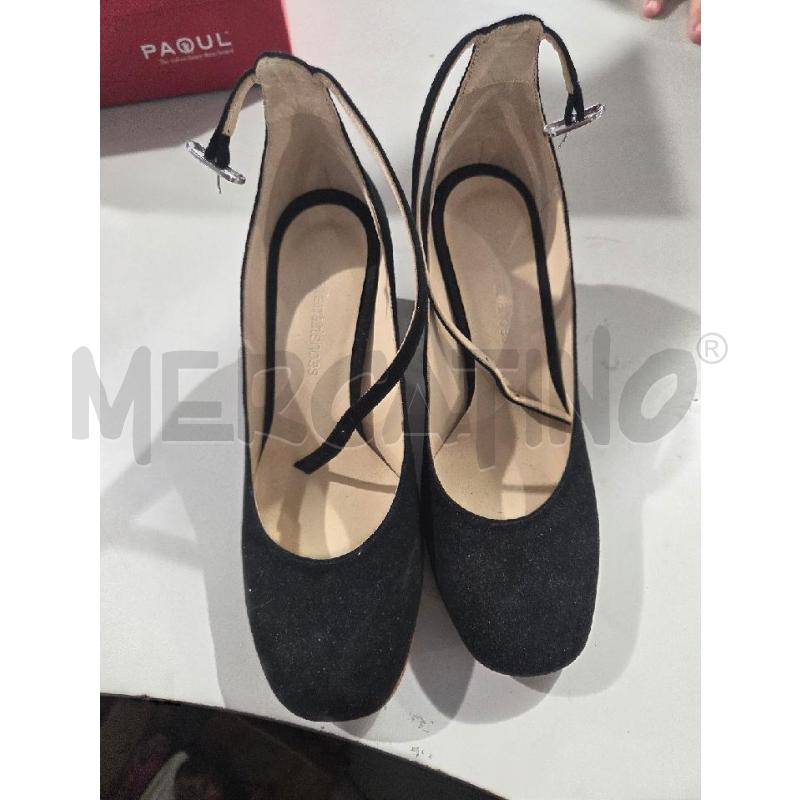 SCARPE DONNA NERA BARBARA FERRARI PELLE SCAM | Mercatino dell'Usato Modena 1