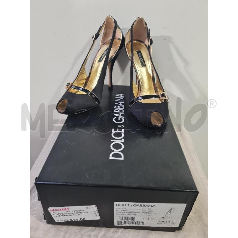 SCARPE DONNA NERE DOLCE GABBANA | Mercatino dell'Usato Modena 1
