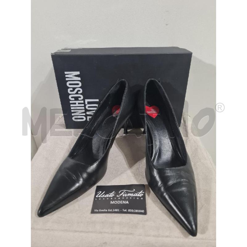 SCARPE DONNA NERE LOVE MOSCHINO | Mercatino dell'Usato Modena 1
