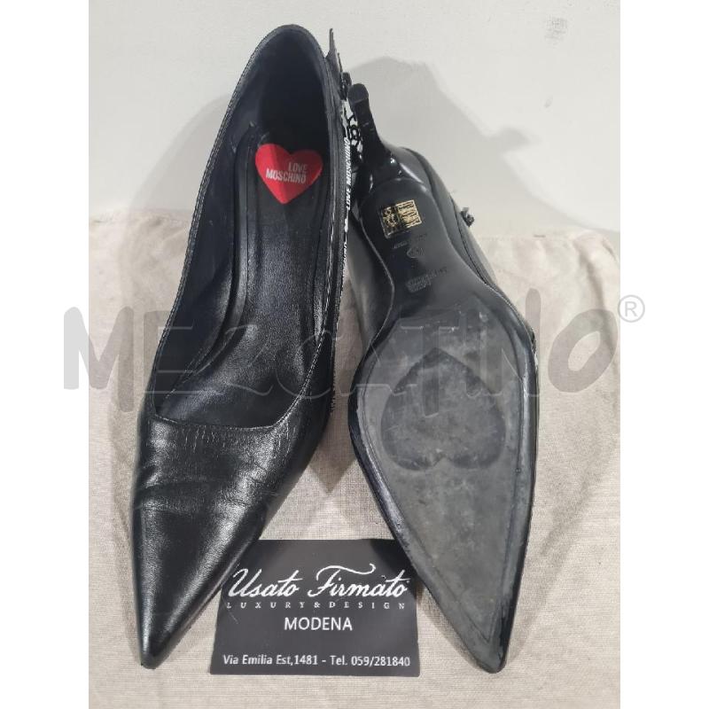 SCARPE DONNA NERE LOVE MOSCHINO | Mercatino dell'Usato Modena 4