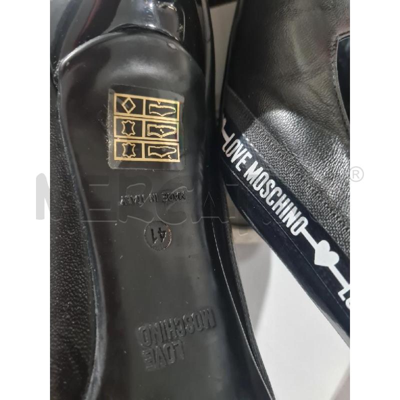 SCARPE DONNA NERE LOVE MOSCHINO | Mercatino dell'Usato Modena 5