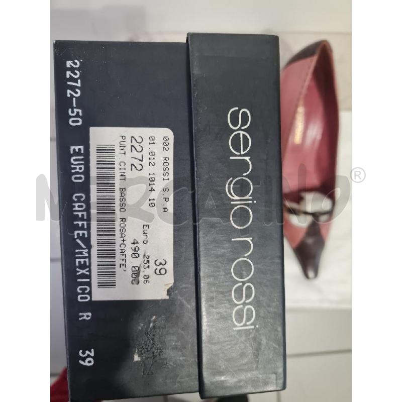 SCARPE DONNA SERGIO ROSSI ROSA CAFFE | Mercatino dell'Usato Modena 5
