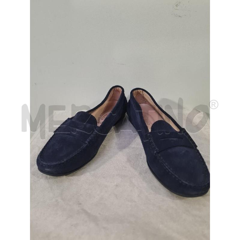 SCARPE DONNA TODS MOCASSINO BLU | Mercatino dell'Usato Modena 1